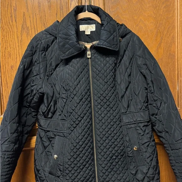 Michael Kors Black Quilted Jacket - Picture 9 of 9